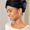 SilkSilky  Pure Silk Sleep Cap Black 001