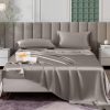 SilkSilky US 25Momme Pure Silk Bedding Set Gray 001