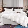 SilkSilky US 22Momme Pure Silk Bedding Set White 001