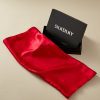 SilkSilky US Pure Silk Scarf Red 001