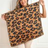 SilkSilky US Pure Silk Scarf Leopard 001