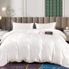 SilkSilky US 25Momme Pure Silk Bedding Set White 001