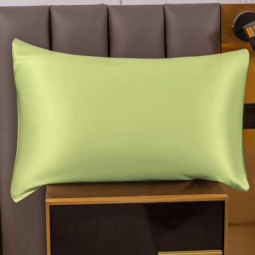 SilkSilky US 19Momme Pure Silk Pillowcase MintGreen 001