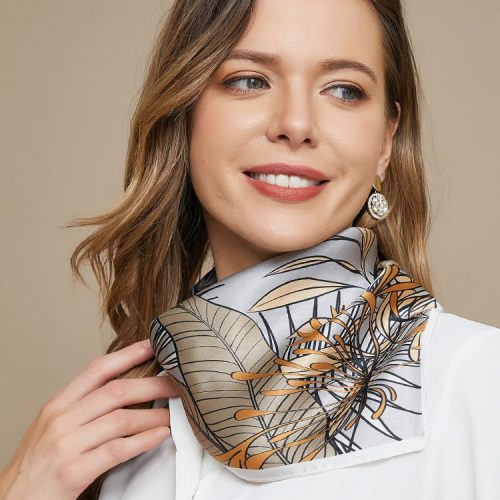 SilkSilky US Pure Silk Scarf Multi 001